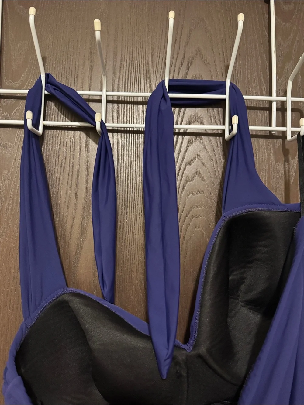 Miraclesuit underwire halter tie adjustable neck tankini top size 22W purple
